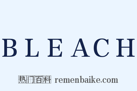 BLEACH是什么意思的图片